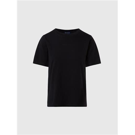 North Sails - t-shirt slim fit con logo, black