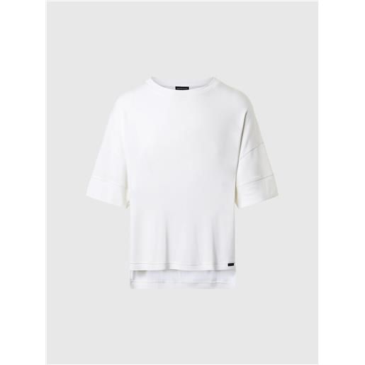 North Sails - t-shirt in modal e tencel, white