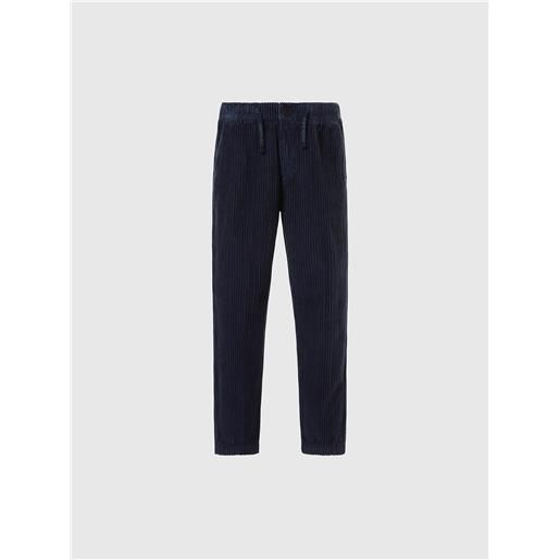North Sails - pantaloni in velluto a costine, navy blue