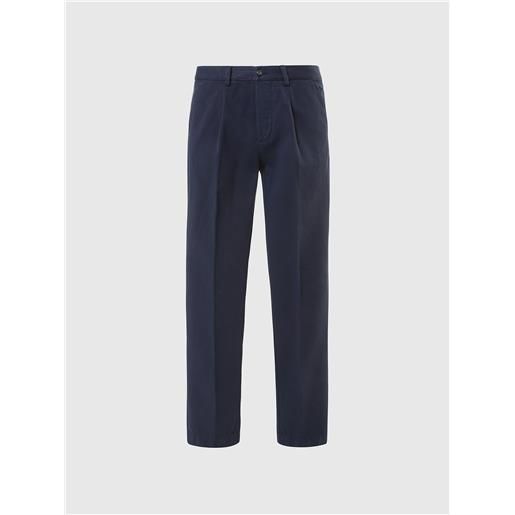 North Sails - pantalone in twill organico, navy blue
