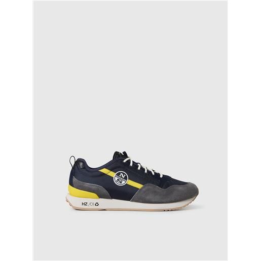 North Sails - sneaker horizon jet, navy-gray-yellow