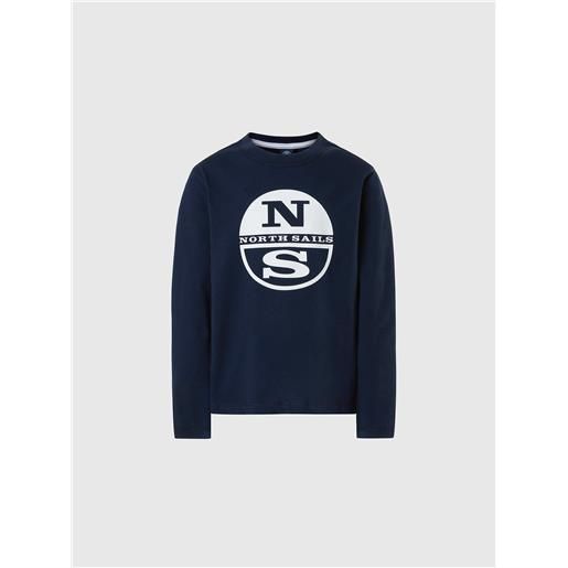 North Sails - t-shirt in cotone organico, navy blue