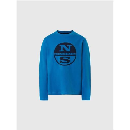 North Sails - t-shirt in cotone organico, imperial blue