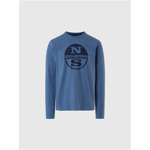 North Sails - t-shirt con maxi stampa, winter sea