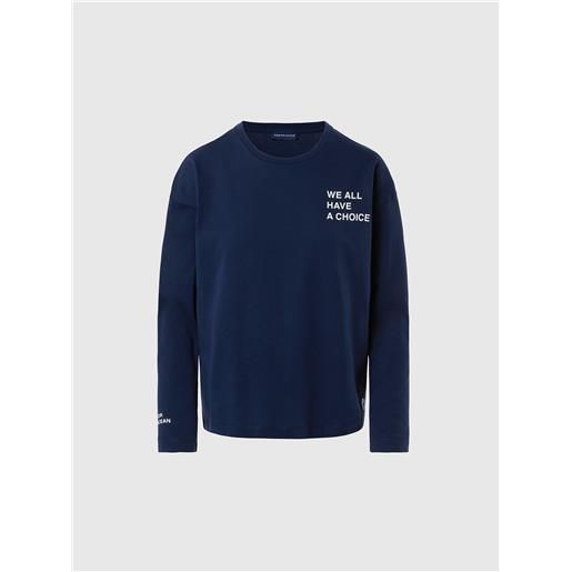 North Sails - t-shirt a maniche lunghe, navy blue