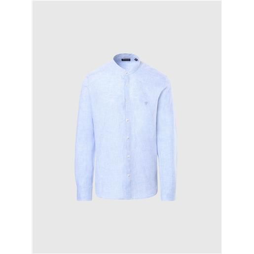 North Sails - camicia alla coreana, light blue