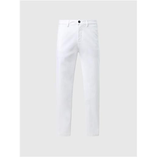 North Sails - pantaloni in cotone organico, white