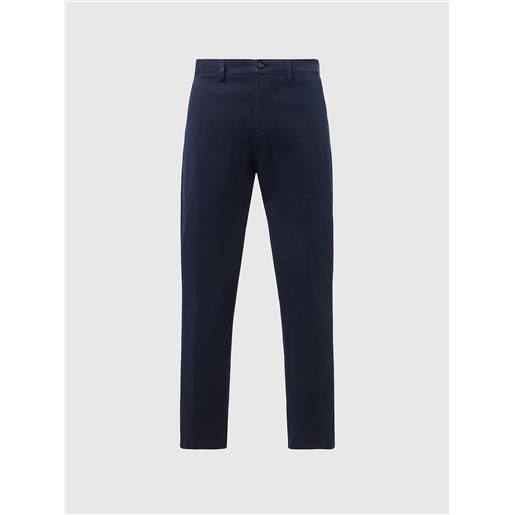 North Sails - pantaloni in cotone organico, navy blue