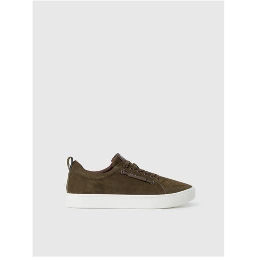 North Sails - sneaker reef suede, military green