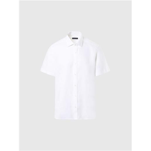 North Sails - camicia in lino, white