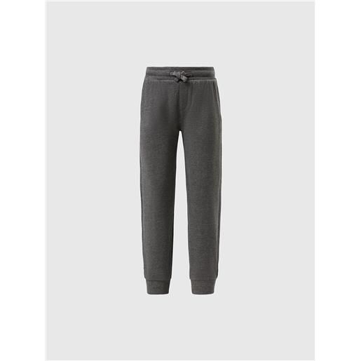 North Sails - pantaloni jogging con patch, medium grey melange