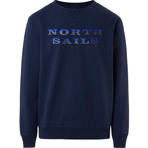North Sails - felpa con ricamo, navy blue