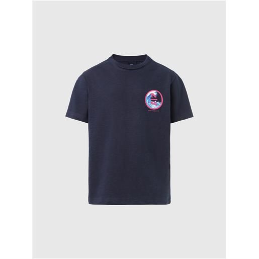 North Sails - t-shirt con stampa grafica, navy blue