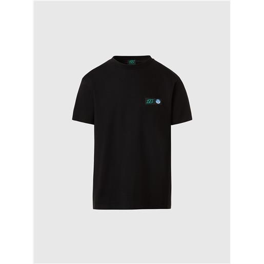North Sails - t-shirt con stampa grafica, black