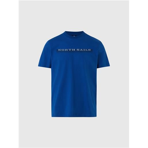 North Sails - t-shirt con stampa grafica, ocean blue