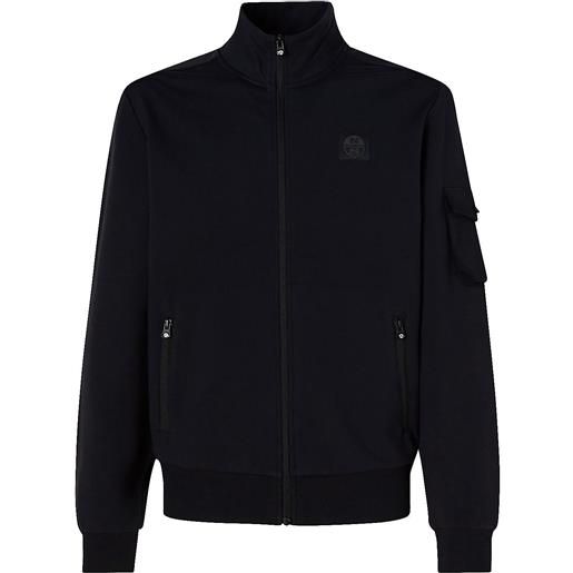 North Sails - zip sweatshirt with pocket, black