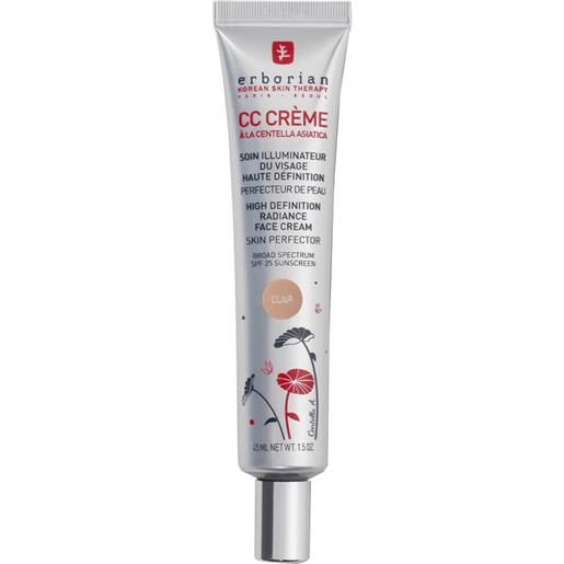 Erborian cc crème high definition radiance face cream doré