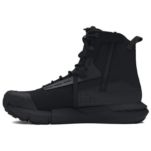 Under Armour ua charged valsetz zip, scarpa da trail running uomo, black / black / jet gray, 45 eu