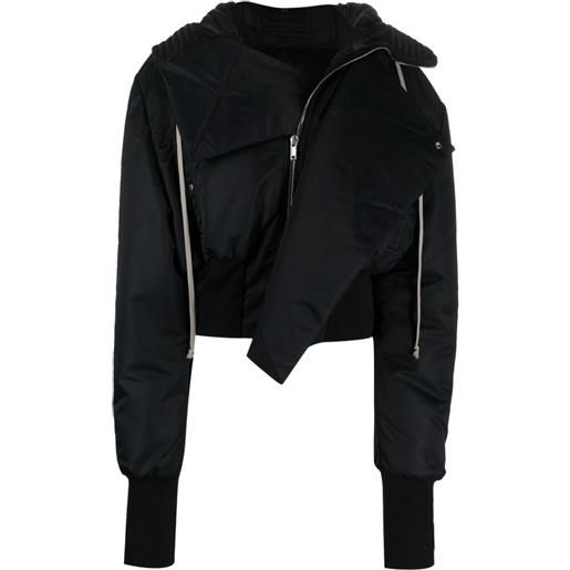 Rick Owens DRKSHDW giacca con zip alice - nero