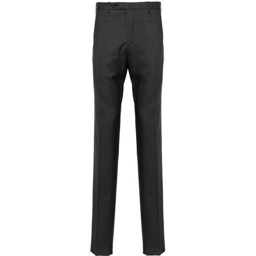 Incotex pantaloni con vita media - grigio