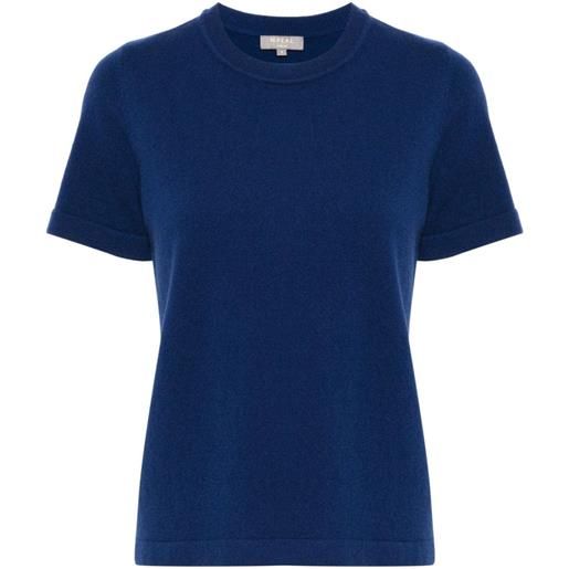 N.Peal t-shirt a maniche corte - blu