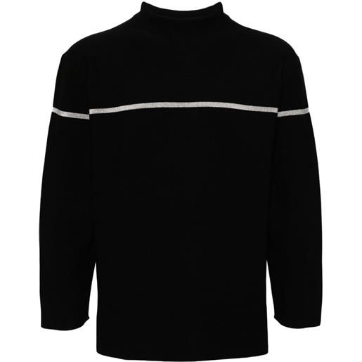CFCL maglione a righe - nero