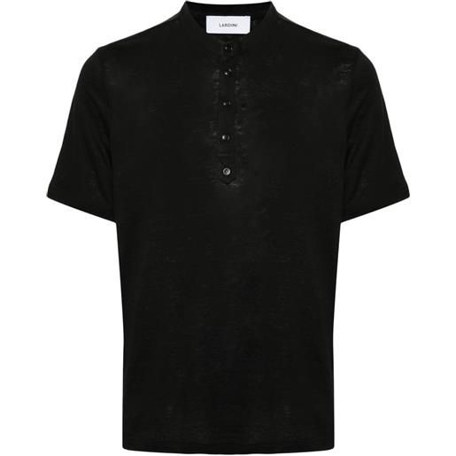Lardini t-shirt a maglia fine - nero