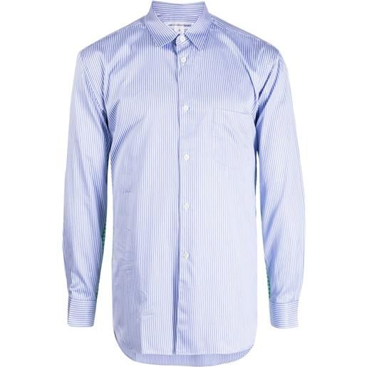 Comme Des Garçons Shirt camicia a righe - blu