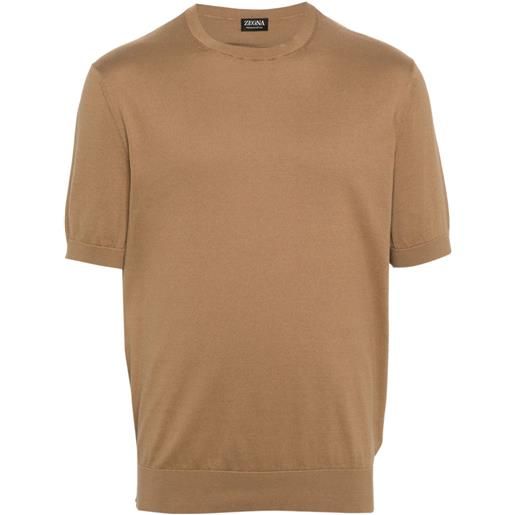 Zegna t-shirt - marrone