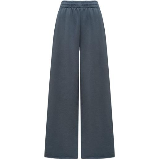 12 STOREEZ pantaloni sportivi con ricamo - grigio