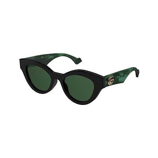 Gucci occhiali da sole Gucci gg0957s black/green 51/19/145 donna
