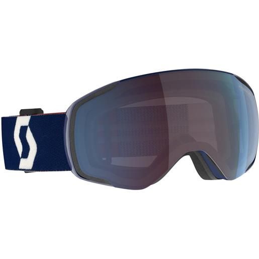 Scott vapor ski goggles trasparente enhancer blue chrome/cat 2