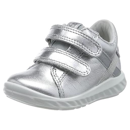 Ecco sp. 1 lite infant shoe, scarpa bimba 0-24, pure silver, 23 eu