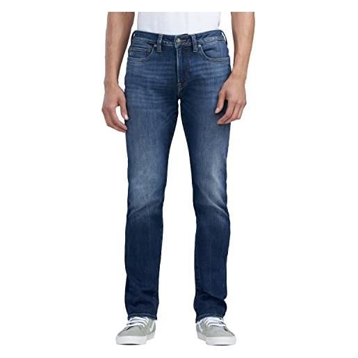 Buffalo David Bitton jeans super skinny max uomo, venato e increspato, 36w x 32l