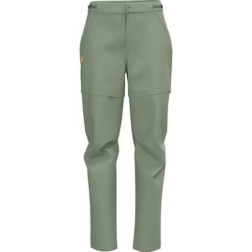 Fjällräven abisko hike zip-off pants trouser verde 36 / regular donna