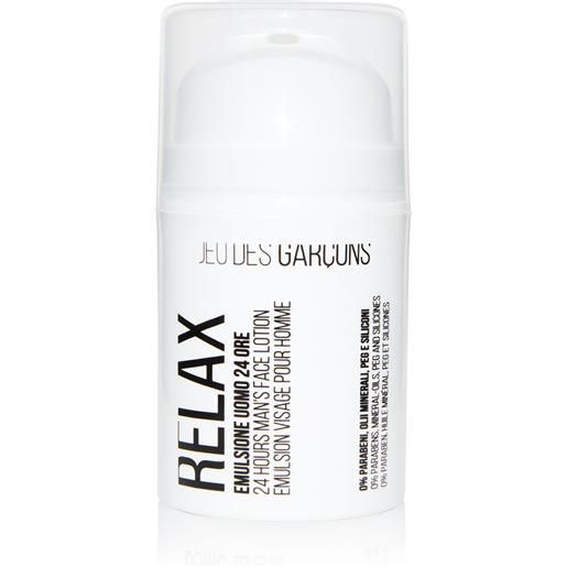 JEU DES GARCONS jeu des garçons emulsione uomo viso 24 h relax 50ml