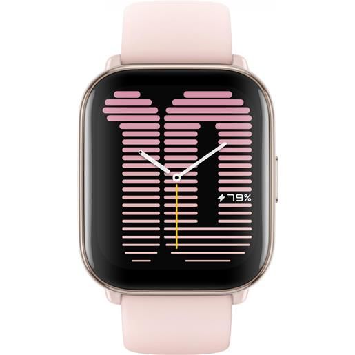 Amazfit active smartwatch 1.7 display amoled cassa 45 mm gps colore rosa - w2211eu4n
