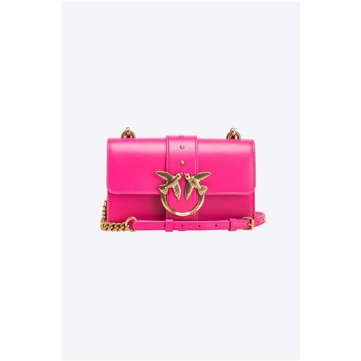 Pinko Pelletteria borsa a tracolla donna pink pinko