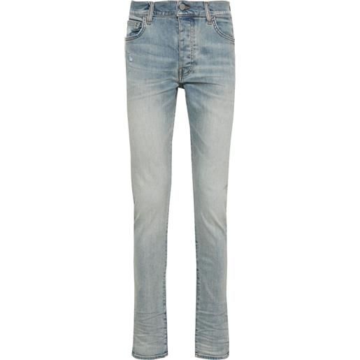 AMIRI jeans skinny con effetto vissuto - blu