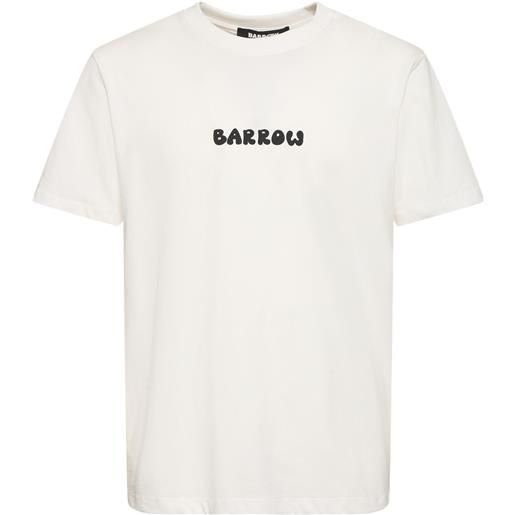 BARROW t-shirt in cotone con stampa