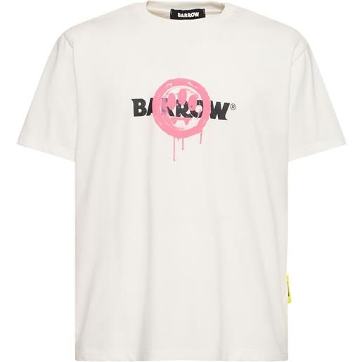 BARROW t-shirt in cotone con stampa