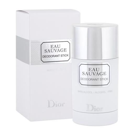 Christian Dior eau sauvage 75 ml in stick deodorante per uomo
