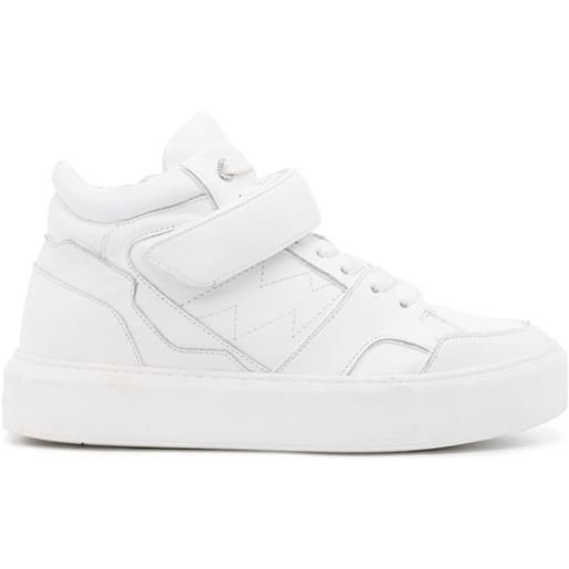 Zadig&Voltaire sneakers flash con plateau - bianco