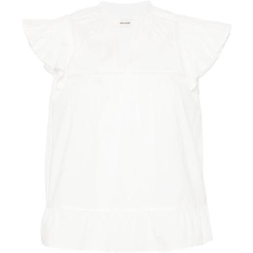Zadig&Voltaire blusa tolded - bianco