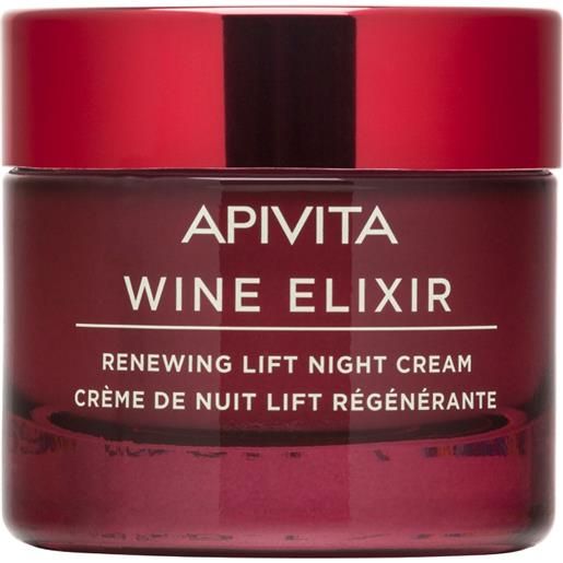 Apivita wine elixir crema notte per il viso 50 ml