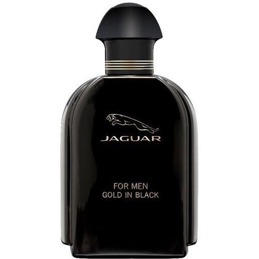 Jaguar gold in black eau de toilette per uomi 100 ml