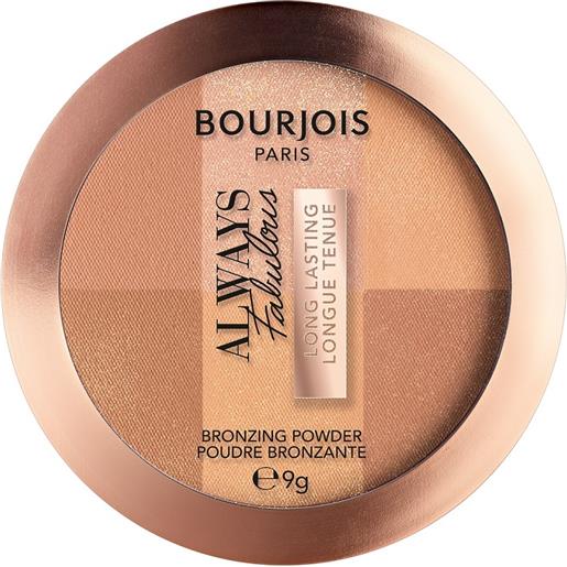 Bourjois always fabulous bronzer per il viso 9 g medium