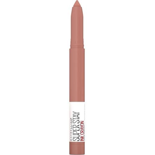 Maybelline super stay ink crayon rossetto talk the talk