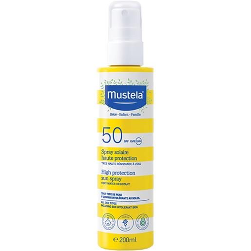 Mustela sun spf50 spray protettivo per bambini 200 ml