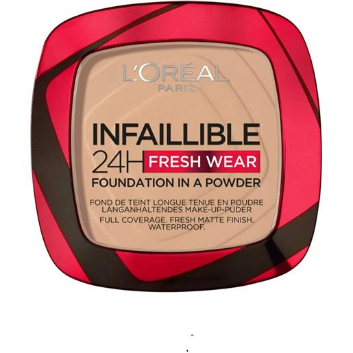Loreal l'oréal infaillible 24h fresh wear fondotinta in polvere 9 g true beige